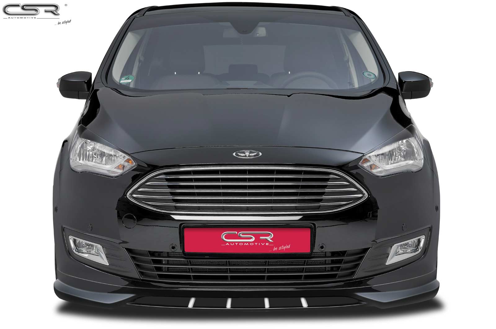 Paupières de phares avants (la paire) pour Ford C-Max / Grand C-Max toutes carrosseries (depuis 4/2015) - Fabriqué en ABS (à peindre)
