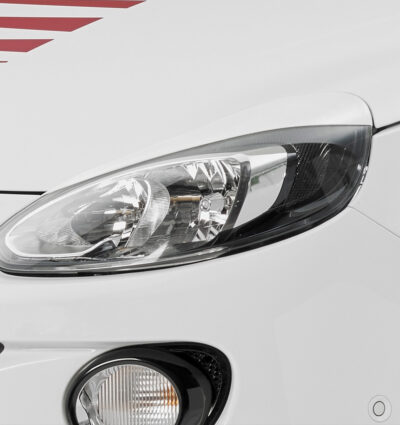 Paupières de phares avants (la paire) pour Opel Adam toutes carrosseries (depuis 2012) - Fabriqué en ABS (à peindre)