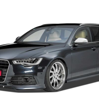 Paupières de phares avants (la paire) pour Audi A6 4G C7 toutes carrosseries (depuis 04/2011) - Fabriqué en ABS (à peindre)