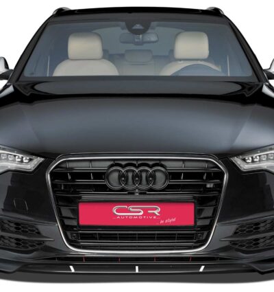 Paupières de phares avants (la paire) pour Audi A6 4G C7 toutes carrosseries (depuis 04/2011) - Fabriqué en ABS (à peindre)