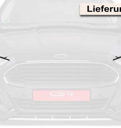 Paupières de phares avants (la paire) pour Ford Mondeo MK5 toutes carrosseries (depuis 2014) - Fabriqué en ABS (à peindre)