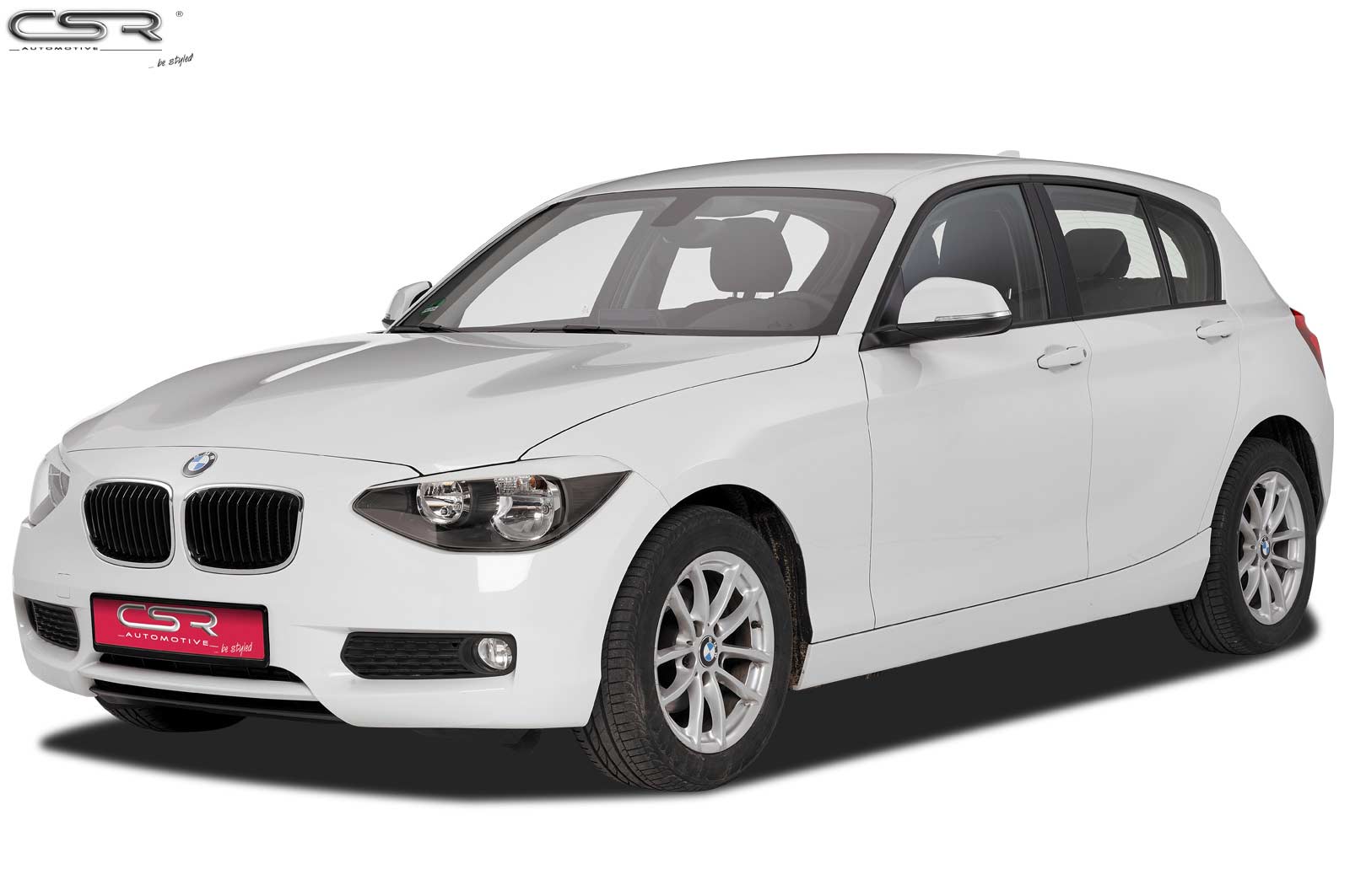 Paupières de phares avants (la paire) pour BMW Série 1 F20 F21 toutes carrosseries (2011-01/2015) - Fabriqué en ABS (à peindre)