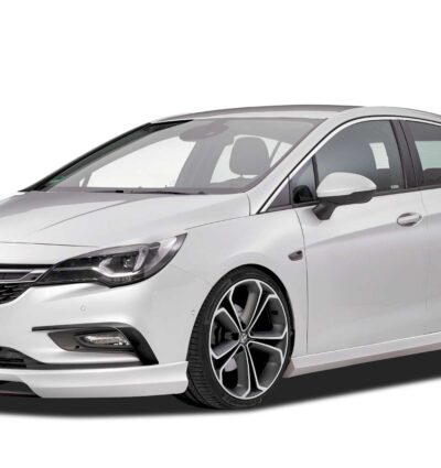 Paupières de phares avants (la paire) pour Opel Astra K toutes carrosseries (depuis 2015) - Fabriqué en ABS (à peindre)