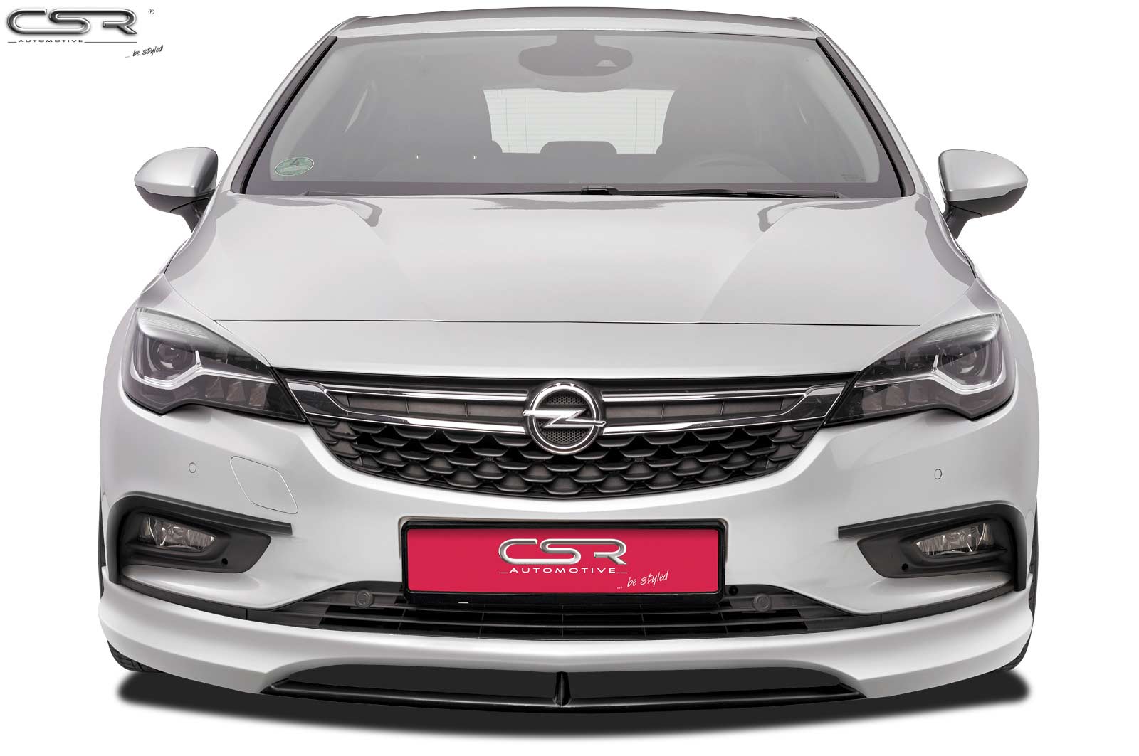 Paupières de phares avants (la paire) pour Opel Astra K toutes carrosseries (depuis 2015) - Fabriqué en ABS (à peindre)