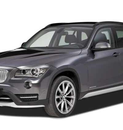 Paupières de phares avants (la paire) pour BMW X1 E84 LCI toutes carrosseries (7/2012-5/2015) - Fabriqué en ABS (à peindre)