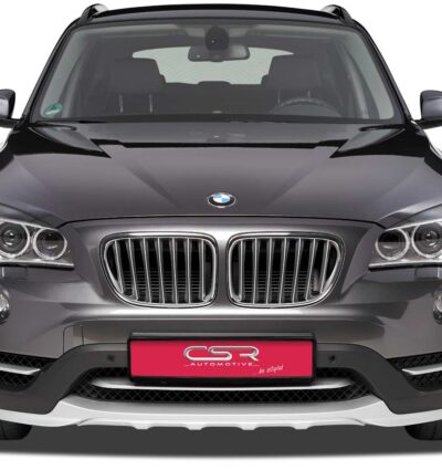 Paupières de phares avants (la paire) pour BMW X1 E84 LCI toutes carrosseries (7/2012-5/2015) - Fabriqué en ABS (à peindre)