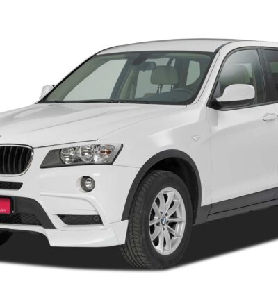 Paupières de phares avants (la paire) pour BMW X3 F25 toutes carrosseries (11/2010-05/2014) - Fabriqué en ABS (à peindre)