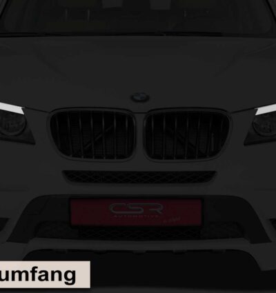 Paupières de phares avants (la paire) pour BMW X3 F25 toutes carrosseries (11/2010-05/2014) - Fabriqué en ABS (à peindre)
