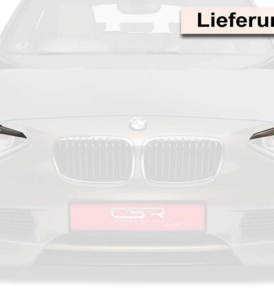 Paupières de phares avants (la paire) pour BMW Série 1 F20 F21 toutes carrosseries (2011-01/2015) - Fabriqué en ABS (à peindre)