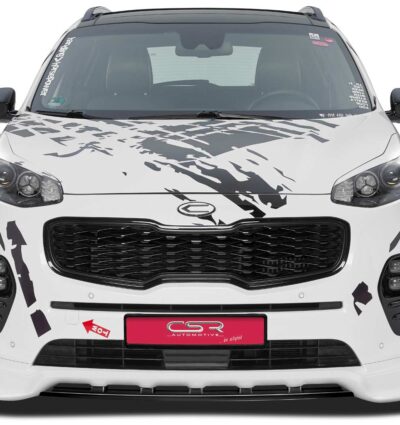 Paupières de phares avants (la paire) pour Kia Sporage QL toutes carrosseries (depuis 2015) - Fabriqué en ABS (à peindre)