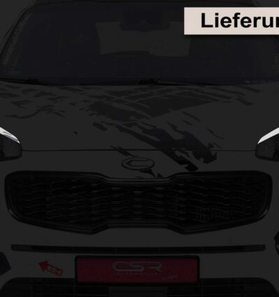 Paupières de phares avants (la paire) pour Kia Sporage QL toutes carrosseries (depuis 2015) - Fabriqué en ABS (à peindre)