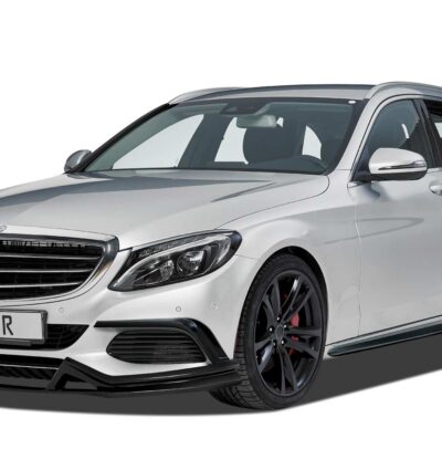 Paupières de phares avants (la paire) pour Mercedes Benz C-Klassse W205 S205 V205 C205 A205 toutes carrosseries (depuis 2/2014) - Fabriqué en ABS (à peindre)