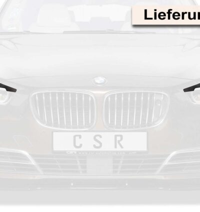 Paupières de phares avants (la paire) pour BMW Série 5 GT F07 toutes carrosseries (2009-2016) - Fabriqué en ABS (à peindre)
