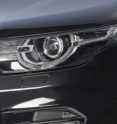 Paupières de phares avants (la paire) pour Land Rover Discovery 5 / Discovery Sport toutes carrosseries (depuis 2017) - Fabriqué en ABS (à peindre)