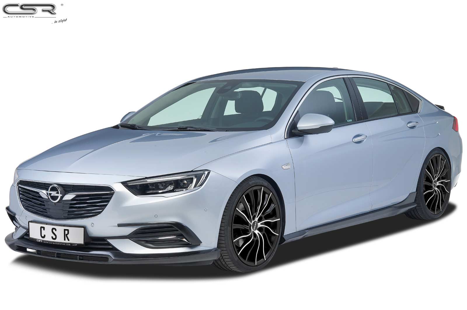 Paupières de phares avants (la paire) pour Opel Insignia B toutes carrosseries (depuis 2017) - Fabriqué en ABS (à peindre)