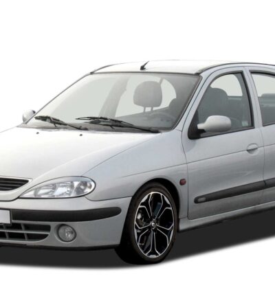 Paupières de phares avants (la paire) pour Renault Megane I Facelift berline / hatchback / cabriolet et break (03/1999-11/2002) - Fabriqué en ABS (à peindre)