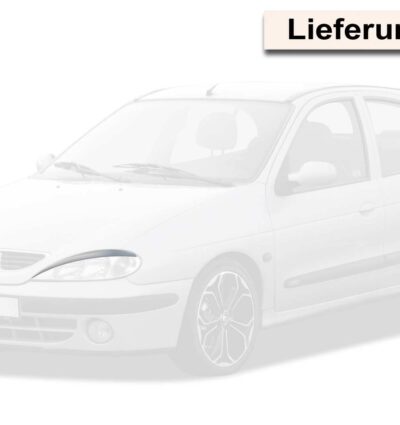 Paupières de phares avants (la paire) pour Renault Megane I Facelift berline / hatchback / cabriolet et break (03/1999-11/2002) - Fabriqué en ABS (à peindre)