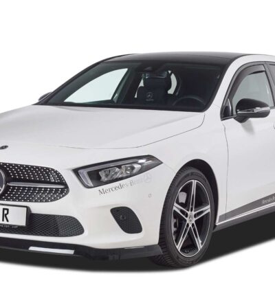 Paupières de phares avants (la paire) pour Mercedes Benz Classe A W177 (depuis 2018) - Fabriqué en ABS (à peindre)