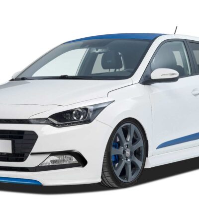 Paupières de phares avants (la paire) pour Hyundai I20 GB toutes carrosseries (depuis 2014) - Fabriqué en ABS (à peindre)