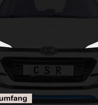 Paupières de phares avants (la paire) pour Hyundai I20 GB toutes carrosseries (depuis 2014) - Fabriqué en ABS (à peindre)