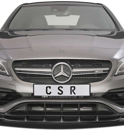 Paupières de phares avants (la paire) pour Mercedes Benz CLA X117 C117 toutes carrosseries (01/2013-2018) - Fabriqué en ABS glossy (Noir brillant)