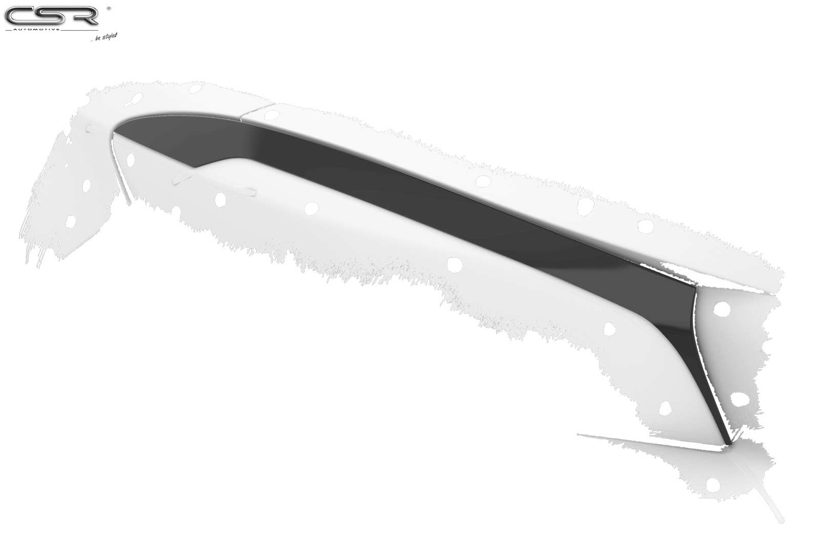 Paupières de phares avants (la paire) pour Mercedes Benz CLA X117 C117 toutes carrosseries (01/2013-2018) - Fabriqué en ABS glossy (Noir brillant)