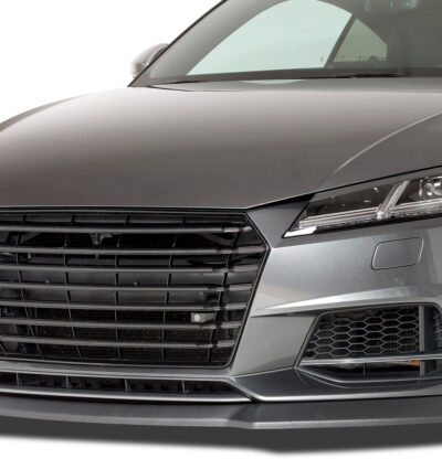 Paupières de phares avants (la paire) pour Audi TT FV / 8S toutes carrosseries (depuis 2014) - Fabriqué en ABS glossy (Noir brillant)