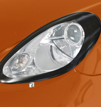Paupières de phares avants (la paire) pour Porsche Boxster 987 / Cayman 987 facelift (02/2009-2012) - Fabriqué en ABS (à peindre)