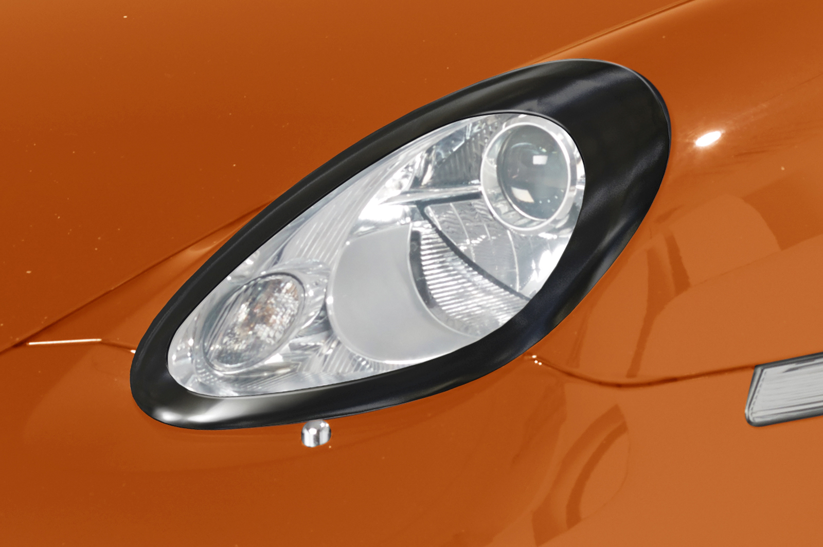 Paupières de phares avants (la paire) pour Porsche Boxster 987 / Cayman 987 facelift (02/2009-2012) - Fabriqué en ABS (à peindre)