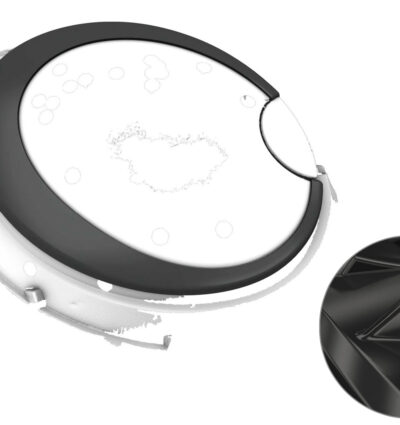 Paupières de phares avants (la paire) pour Mini R55; R56; R57; R58; R59 toutes carrosseries (2006-2016) - Fabriqué en ABS glossy (Noir brillant)