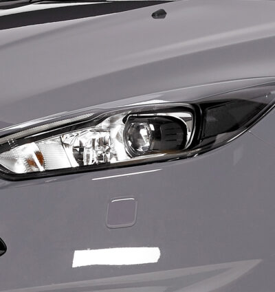 Paupières de phares avants (la paire) pour Ford Focus MK3 facelift (11/2014-2018) - Fabriqué en ABS (à peindre)