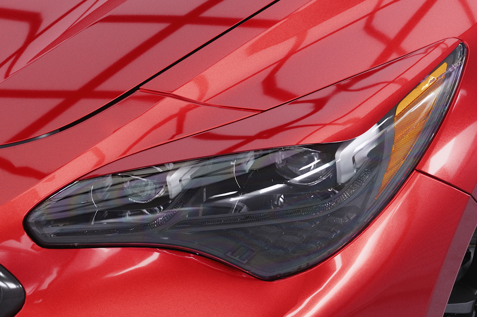 Paupières de phares avants (la paire) pour Kia Stinger toutes carrosseries (depuis 10/2017) - Fabriqué en ABS (à peindre)