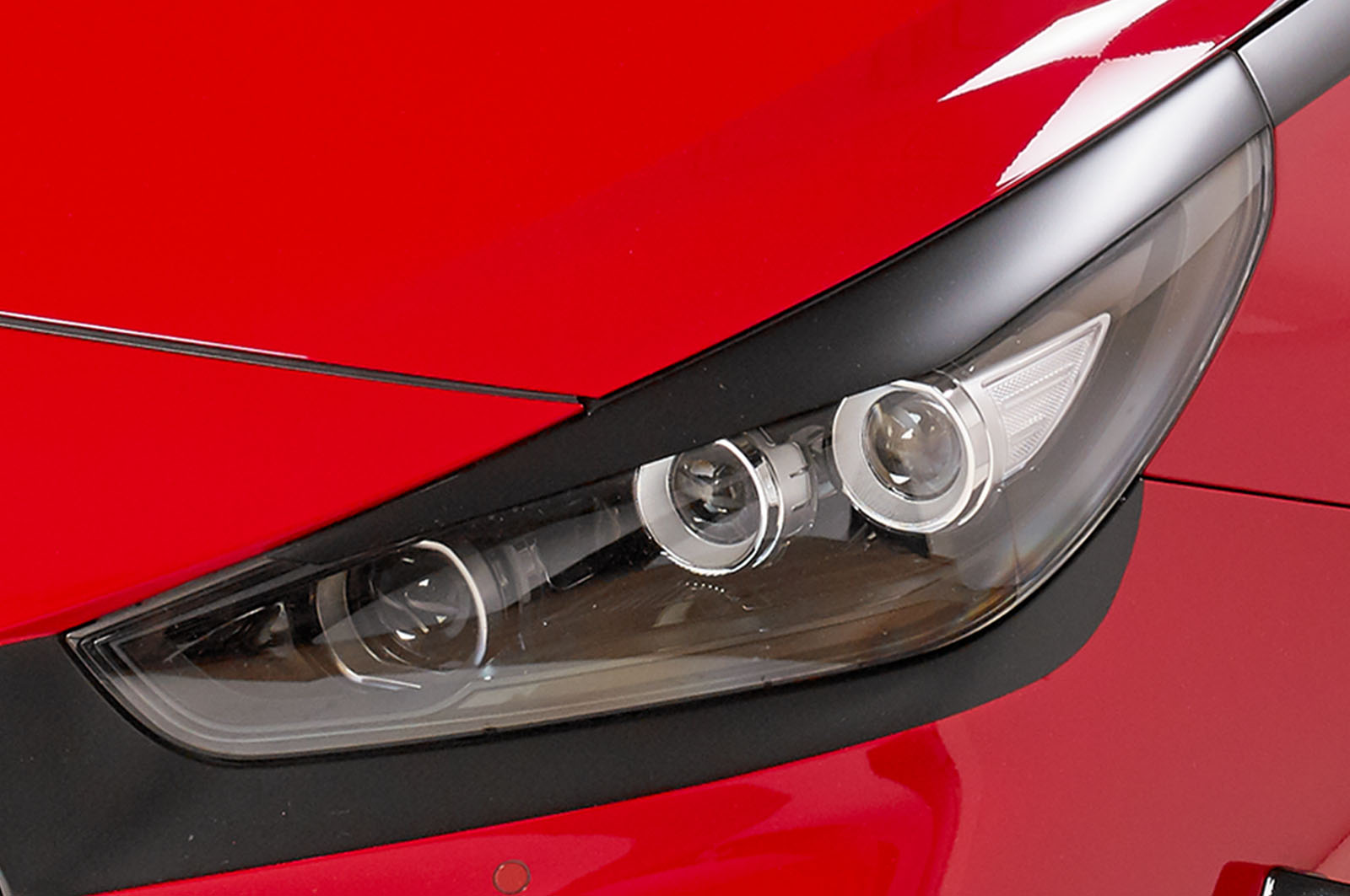 Paupières de phares avants (la paire) pour Hyundai I30 PD toutes carrosseries (depuis 01/2017) - Fabriqué en ABS glossy (Noir brillant)