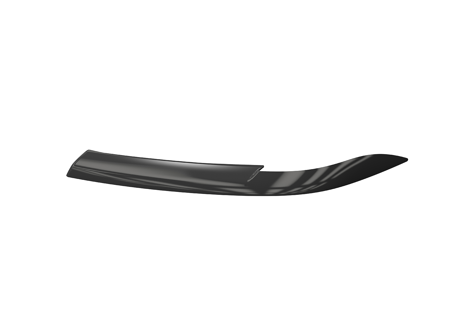 Paupières de phares avants (la paire) pour VW T-Cross toutes carrosseries (depuis 2018) - Fabriqué en ABS glossy (Noir brillant)