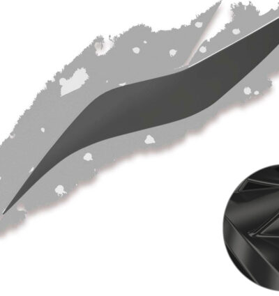 Paupières de phares avants (la paire) pour Ford Mondeo MK4 (Typ BA7) toutes carrosseries (2007-10/2014) - Fabriqué en ABS glossy (Noir brillant)