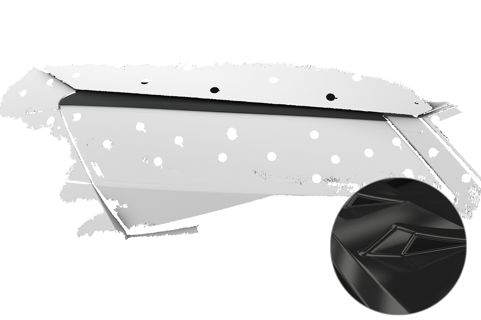 Paupières de phares avants (la paire) pour Skoda Superb III (Typ 3V) toutes carrosseries (préfacelift) (2015-07/2019) - Fabriqué en ABS glossy (Noir brillant)