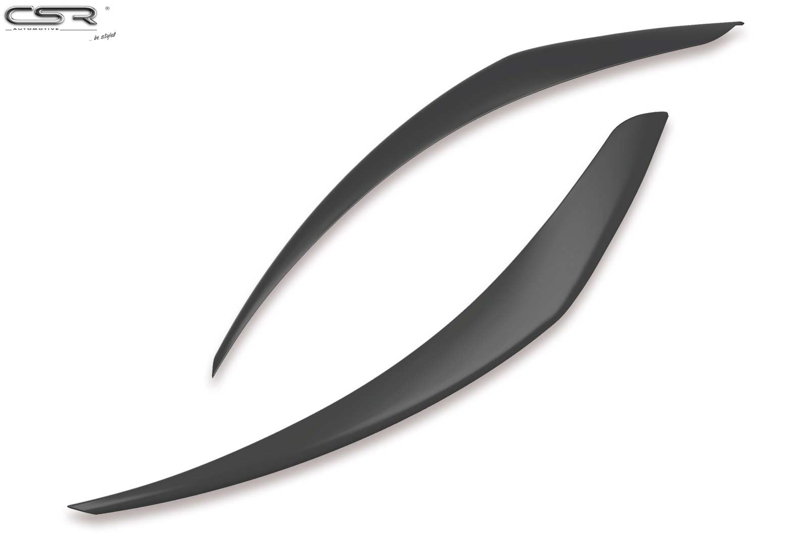 Paupières de phares avants (la paire) pour Hyundai Tucson (TL) toutes carrosseries (depuis 2015) - Fabriqué en ABS glossy (Noir brillant)
