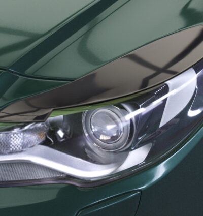 Paupières de phares avants (la paire) pour Opel Insignia A toutes carrosseries (facelift) (06/2013-2017) - Fabriqué en ABS (à peindre)