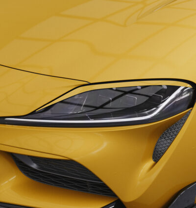 Paupières de phares avants (la paire) pour Toyota GR Supra (A90) toutes carrosseries (depuis 2019) - Fabriqué en ABS (à peindre)