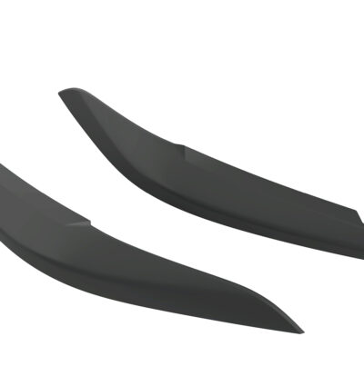 Paupières de phares avants (la paire) pour BMW Série 2 F22 / F23 / F87 toutes carrosseries (11/2013-07/2021) - Fabriqué en ABS glossy (Noir brillant)