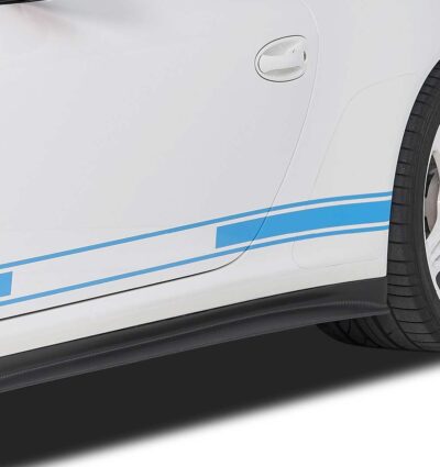 Bas de caisse (la paire) pour Porsche 911 ? 997 Carrera 4 / Carrera 4S / Targa 4 / Targa 4S / Turbo / Turbo S / GT2 / GT2 RS / GT3 RS / Carrera GTS (2004-2012) - Fabriqué en ABS (6 finitions au choix)