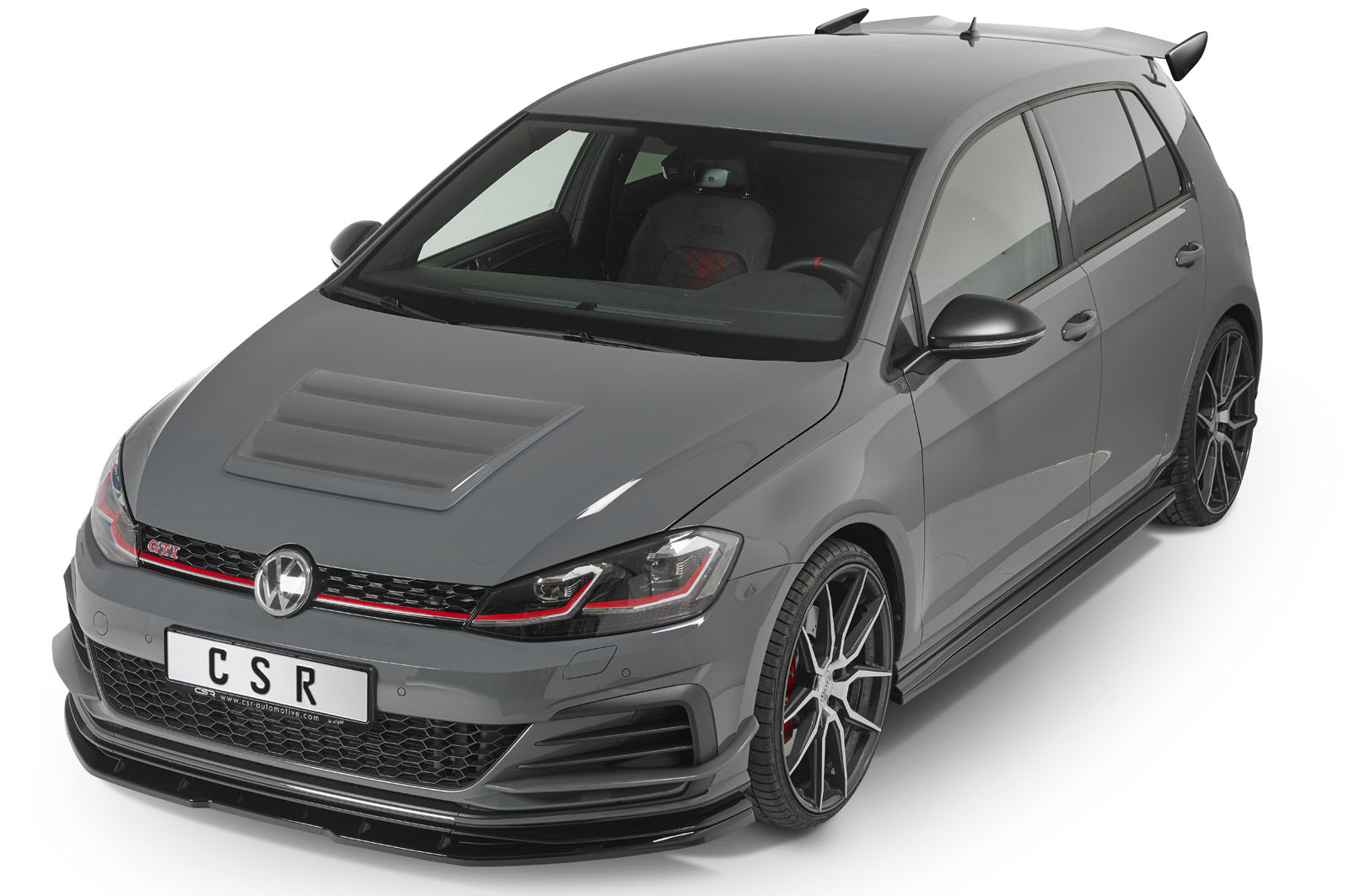 Bas de caisse (la paire) pour VW Golf VII GTI TCR (depuis 2019) - Fabriqué en ABS (6 finitions au choix)