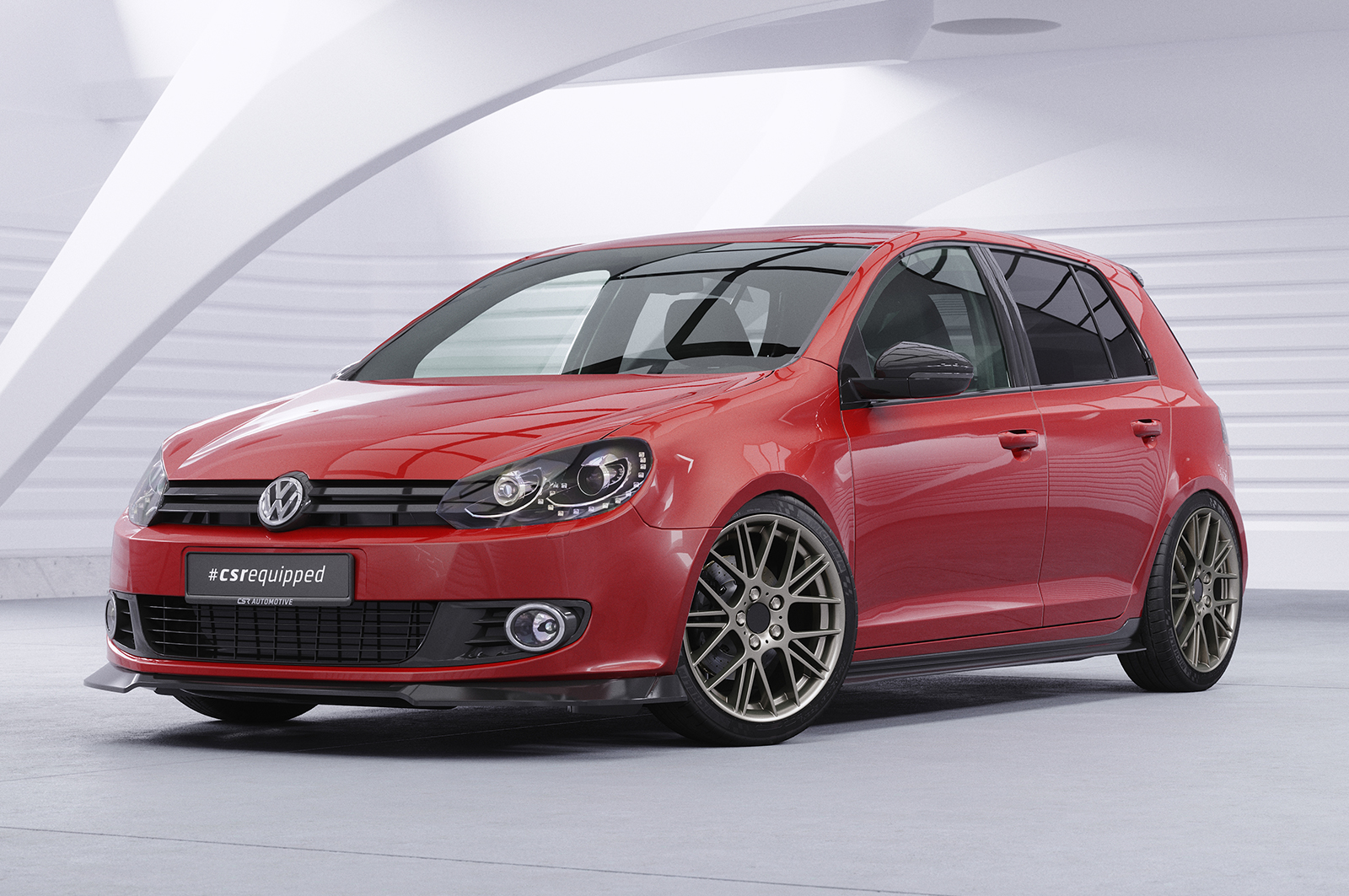 Bas de caisse (la paire) pour VW Golf 6 toutes carrosseries (2008-2012) - Fabriqué en ABS (6 finitions au choix)