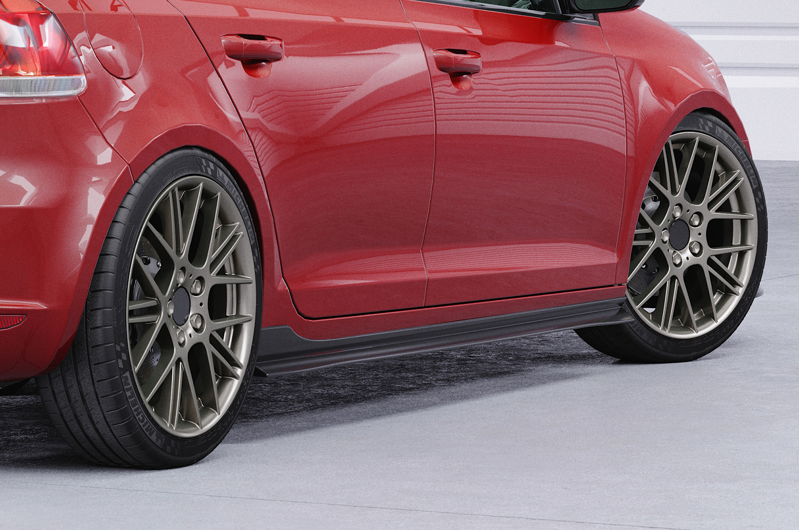Bas de caisse (la paire) pour VW Golf 6 toutes carrosseries (2008-2012) - Fabriqué en ABS (6 finitions au choix)