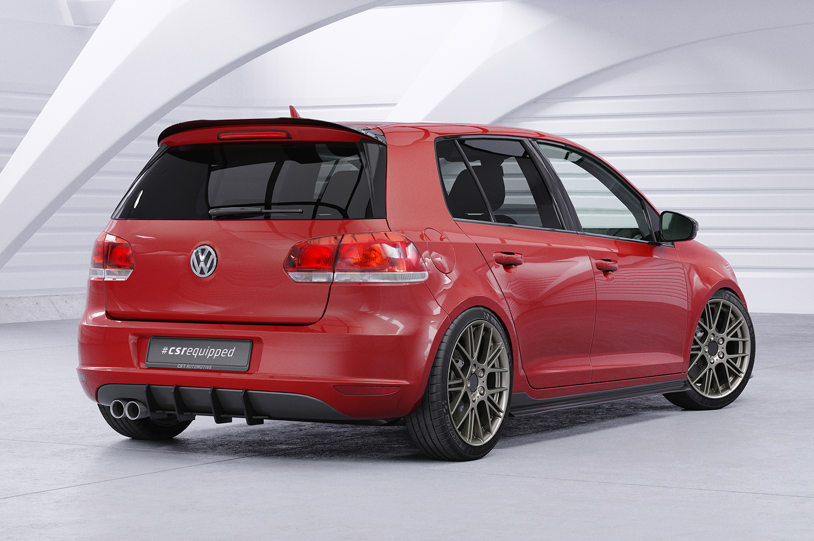 Bas de caisse (la paire) pour VW Golf 6 toutes carrosseries (2008-2012) - Fabriqué en ABS (6 finitions au choix)