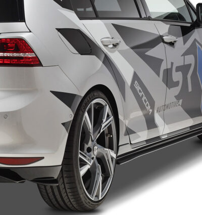 Bas de caisse (la paire) pour VW Golf 7 (Typ AU) toutes carrosseries (depuis 08/2012) - Fabriqué en ABS (6 finitions au choix)