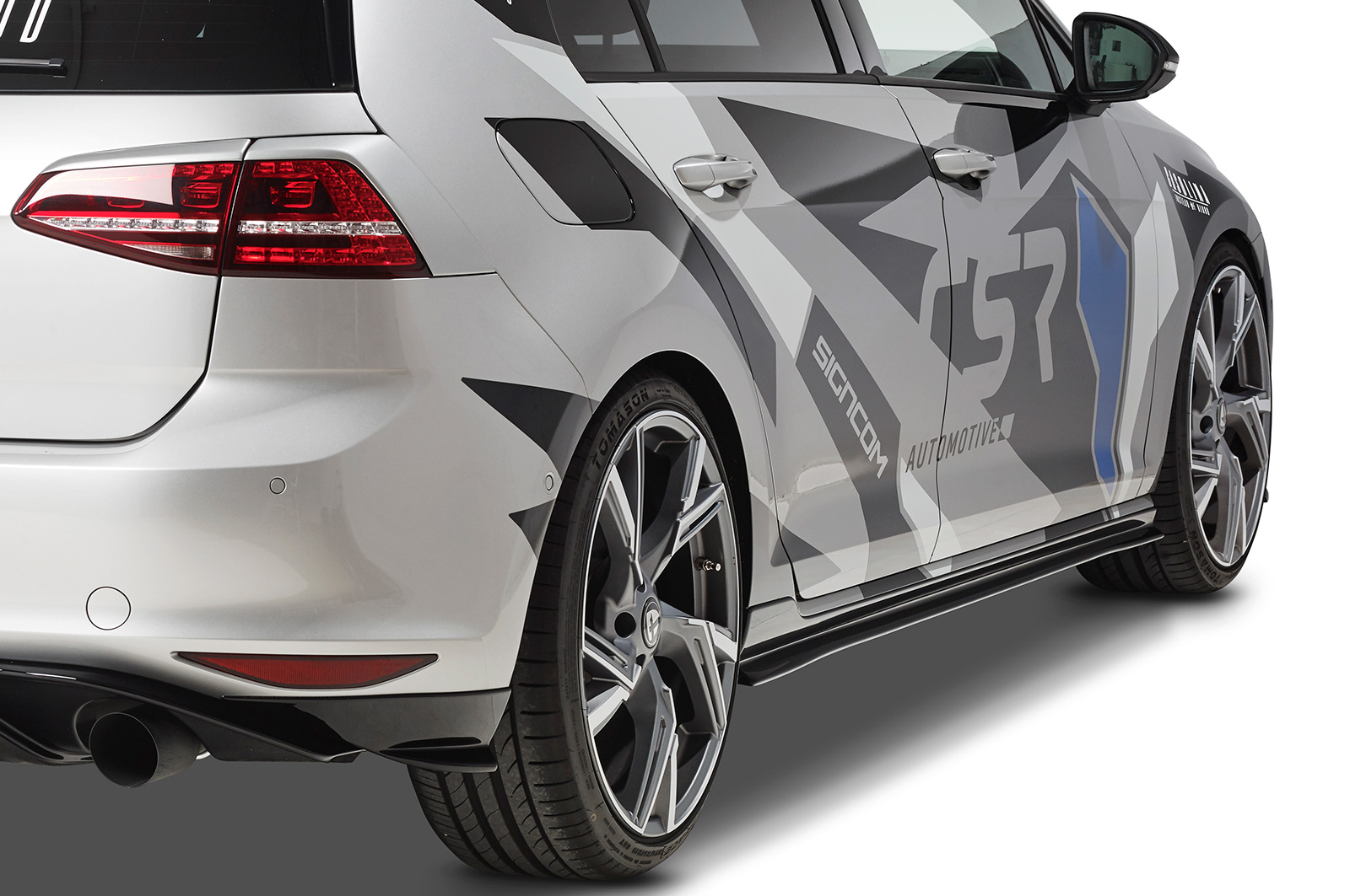 Bas de caisse (la paire) pour VW Golf 7 (Typ AU) toutes carrosseries (depuis 08/2012) - Fabriqué en ABS (6 finitions au choix)