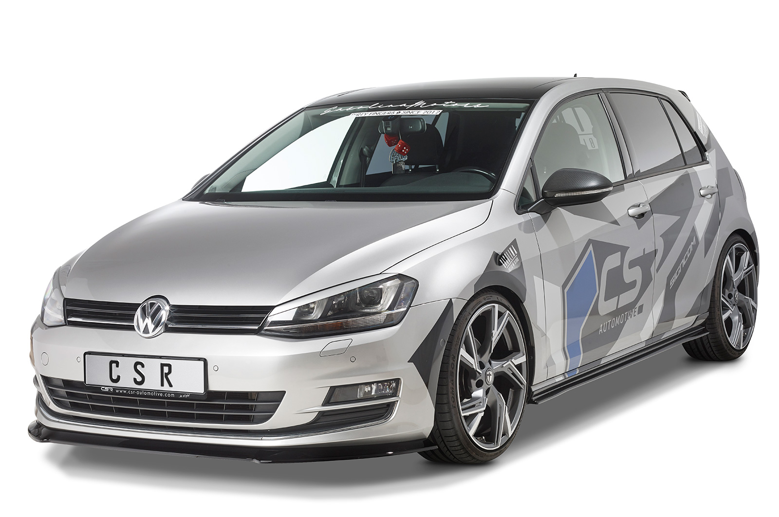 Bas de caisse (la paire) pour VW Golf 7 (Typ AU) toutes carrosseries (depuis 08/2012) - Fabriqué en ABS (6 finitions au choix)