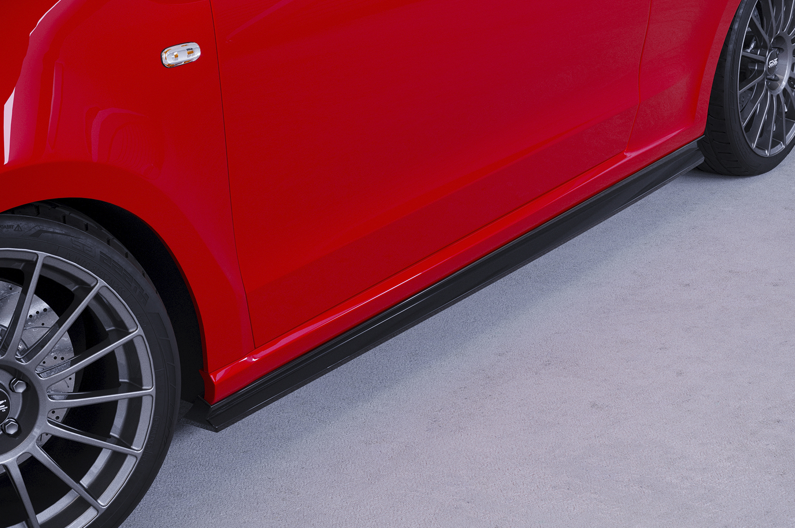 Bas de caisse (la paire) pour VW up! toutes carrosseries (depuis 2011) - Fabriqué en ABS (6 finitions au choix)