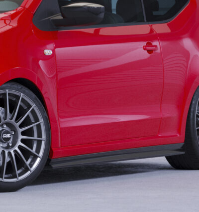 Bas de caisse (la paire) pour VW up! toutes carrosseries (depuis 2011) - Fabriqué en ABS (6 finitions au choix)